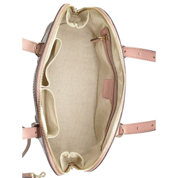 Gucci Nice Microguccissima Patent Leather Small Top Handle Bag in Dusty Rose - Picture 5 of 8